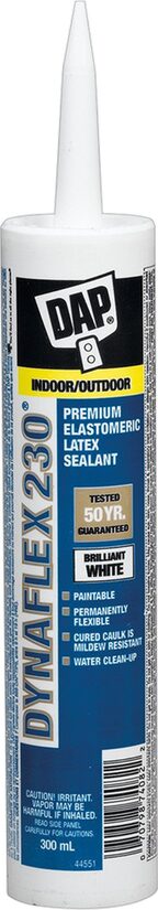DAP 74084 300ml (10oz) White Dynaflex 230 Premium Elastomeric Sealant